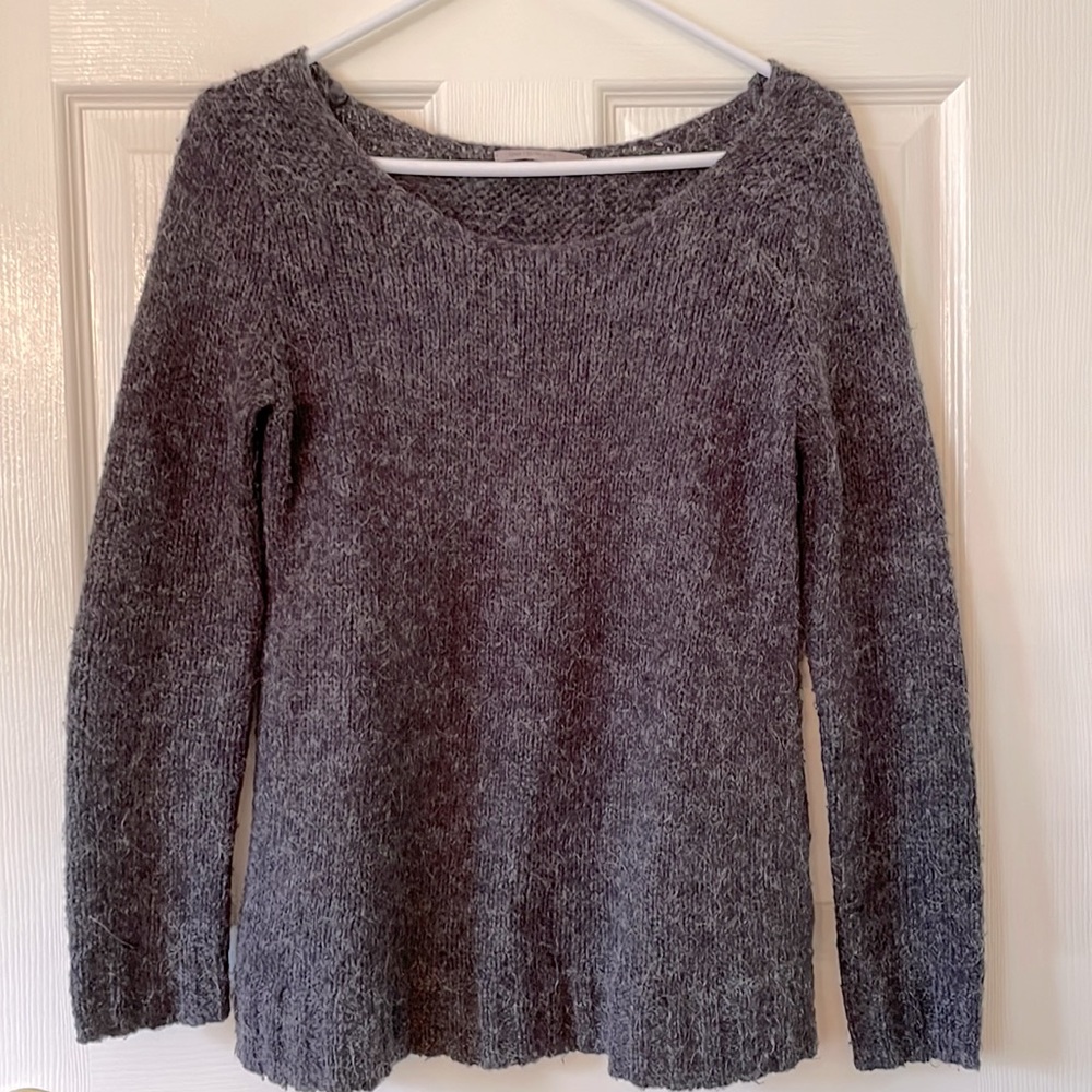 Gap Charcoal Wool Crewneck Sweater